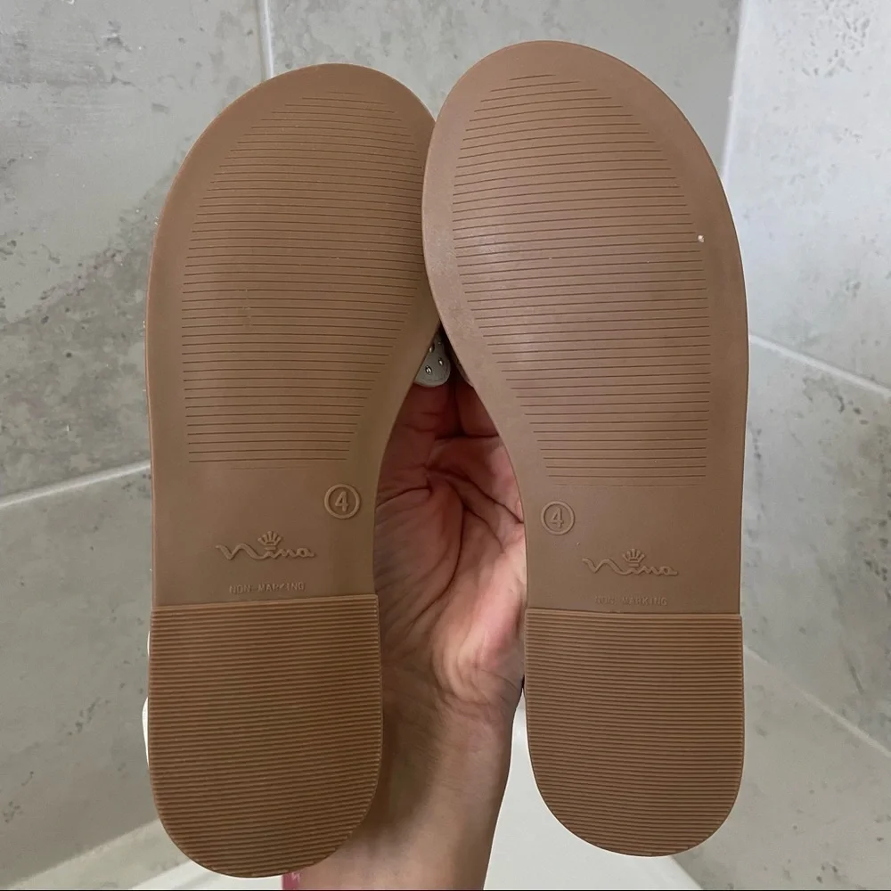 Nina Girls Willette Strappy Sandals Size 4